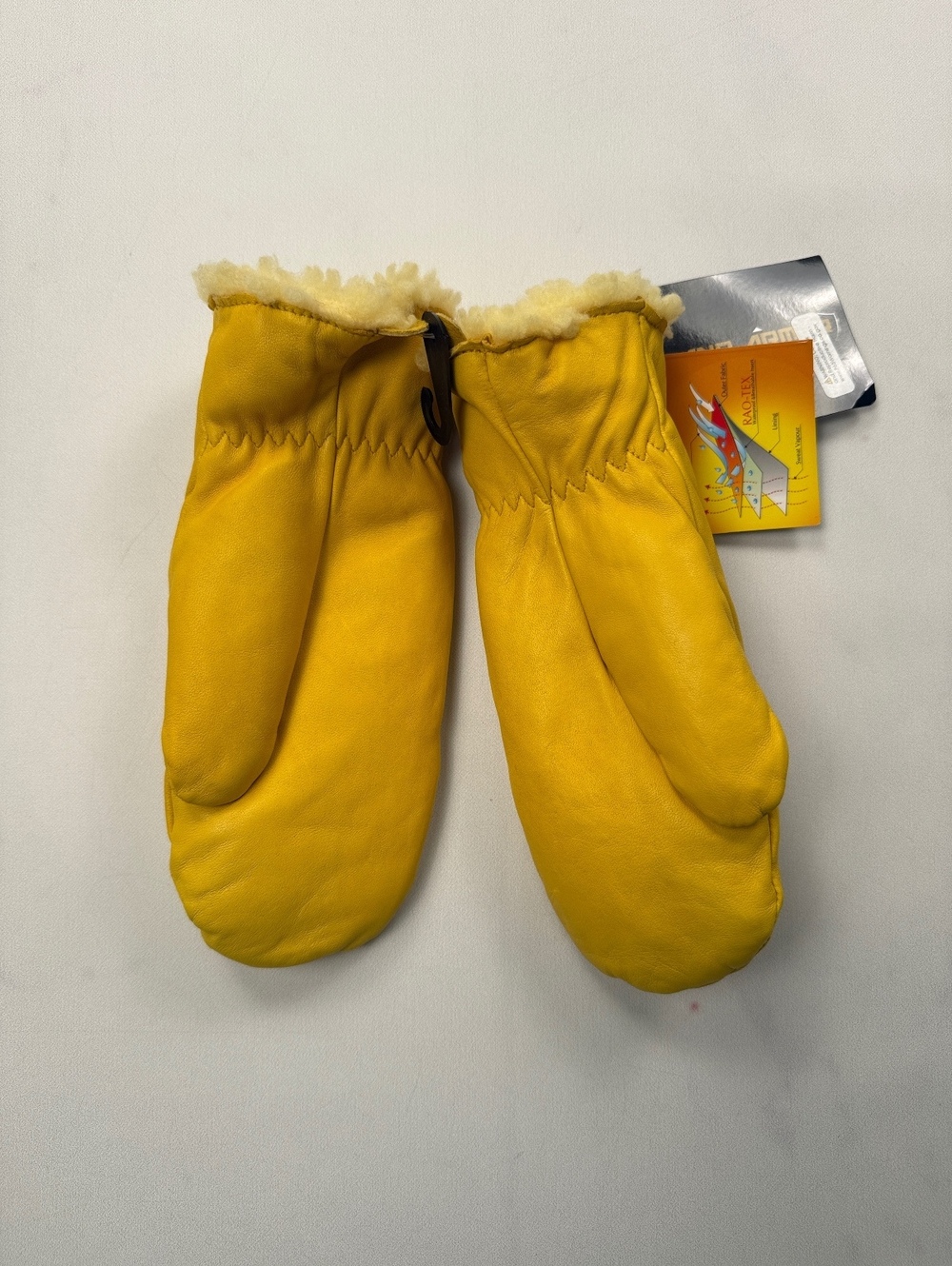 Rao Tex Mittens Yellow Contemporary Modern Classic Style - Youth XL NWT
